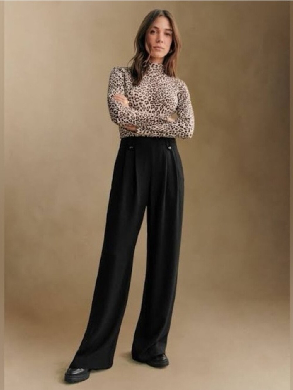 Sezane LouLou Wide Leg Trouser size 42 - Picture 2 of 14